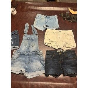 Lot Of 6 Women’s Denim Shorts Size 5-6